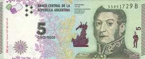Argentina, 5 Peso, PNew