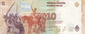Argentina, 10 Peso, PNew
