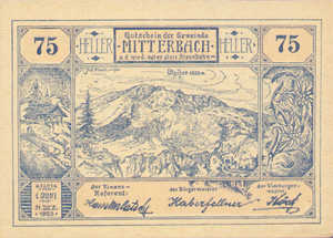 Austria, 75 Heller, FS 618a