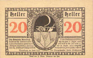 Austria, 20 Heller, FS 628a