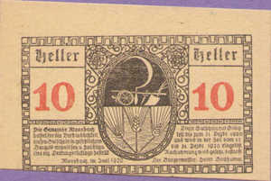 Austria, 10 Heller, FS 628ax