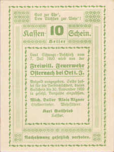 Austria, 10 Heller, FS 714