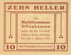 Austria, 10 Heller, FS 705b