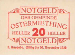Austria, 20 Heller, FS 713IIIg