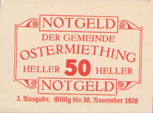 Austria, 50 Heller, FS 713IIIg