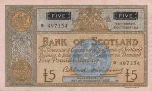 Scotland, 5 Pound, P106a