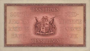 South Africa, 10 Shilling, P82d