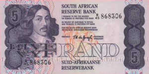 South Africa, 5 Rand, P119a