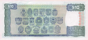 Uruguay, 10 Peso, P73Bb