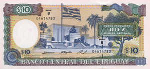 Uruguay, 10 Peso, P73Bb