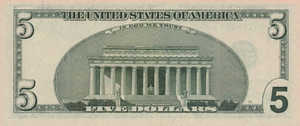 United States, The, 5 Dollar, P505r