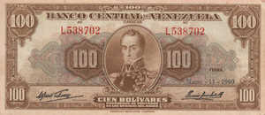 Venezuela, 100 Bolivar, P34d