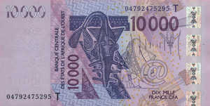 West African States, 10,000 Franc, P818Ta