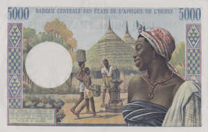 West African States, 5,000 Franc, P504Ed
