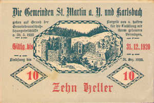 Austria, 10 Heller, FS 913ax