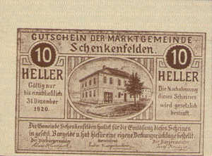 Austria, 10 Heller, FS 958