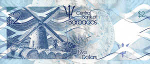 Barbados, 2 Dollar, P73