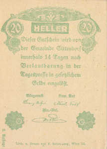 Austria, 20 Heller, FS 1001e