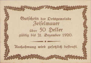 Austria, 50 Heller, FS 1265a