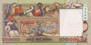 Colombia, 10,000 Peso Oro, P437A v1