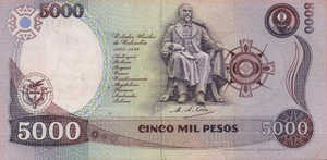 Colombia, 5,000 Peso, P440 v3