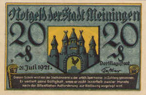 Germany, 20 Pfennig, 877.3