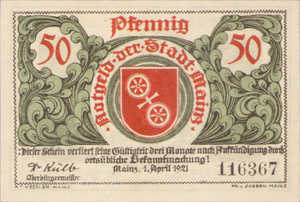 Germany, 50 Pfennig, 860.2a