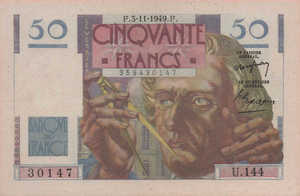 France, 50 Franc, P127b, 20-13