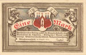 Germany, 1 Mark, 919.1