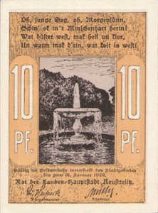 Germany, 10 Pfennig, 969.1