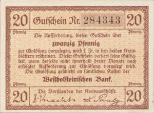 Germany, 20 Pfennig, N54.4a