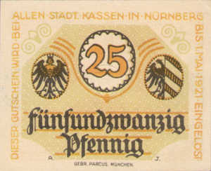 Germany, 25 Pfennig, N58.2b