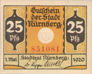 Germany, 25 Pfennig, N58.2b