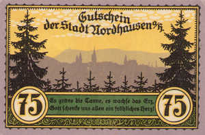 Germany, 75 Pfennig, 987.1e