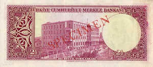 Turkey, 2.5 Lira, P150s