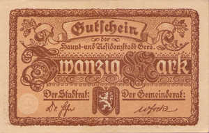 Germany, 20 Mark, 172.03b