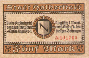 Germany, 5 Mark, 209.01a