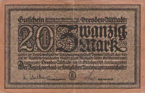 Germany, 20 Mark, 110.03