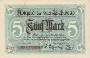 Germany, 5 Mark, 138.01b