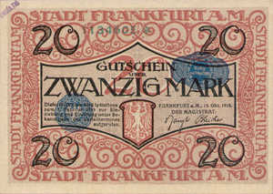 Germany, 20 Mark, 150.07a