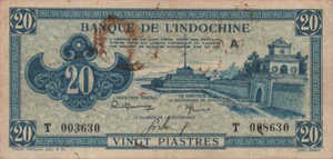 French Indochina, 20 Piastre, P65
