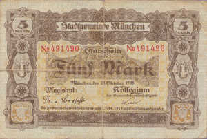 Germany, 5 Mark, 366.01a