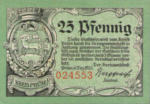 Germany, 25 Pfennig, P40.1a