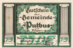 Germany, 75 Pfennig, 1081.1