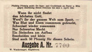 Germany, 50 Pfennig, 1047.5