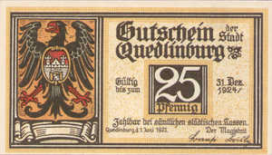 Germany, 25 Pfennig, 1087.1c