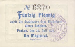 Germany, 50 Pfennig, P13.3f