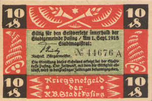 Germany, 10 Pfennig, P6.1a