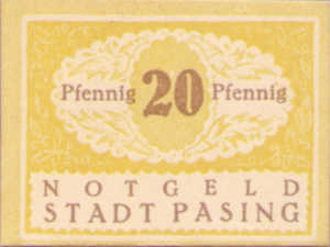 Germany, 20 Pfennig, P6.5e