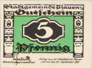 Germany, 5 Pfennig, P26.6a